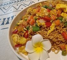 Pounded Instant Noodles