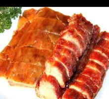 Roast Goose with Barbecued Pork