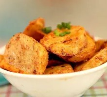 Chives Flower Potato Slices