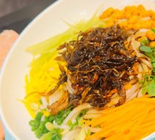 Mushroom Cold Rice Noodles