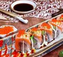 Grilled Salmon Rolls
