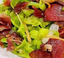 Green Pepper Stir-fried with Ham