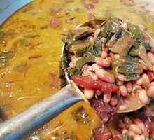 Dried Suancai and Red Bean Soup
