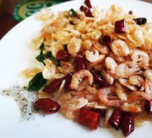 Stir-Fried Green Shrimp