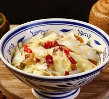 Shredded Oil渣 with Bok Choy