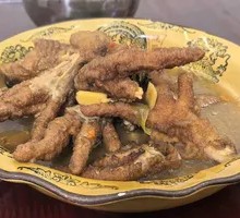 Braised Chicken Feet with Tiger Skin