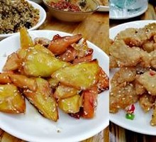 Sweet and Sour Pork with Sweet Potato Caramelized