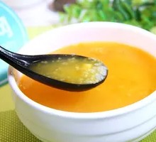 Freshly Simmered Millet and Pumpkin Porridge
