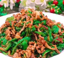 Sichuan-style Pork with Green Pepper and Rice