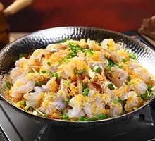 Steamed and Roasted Shrimp