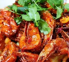 Spicy Dry Pot Prawns