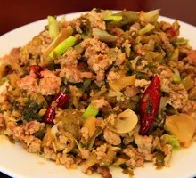 Dali Pickled Vegetable Stir-Fried with Pork