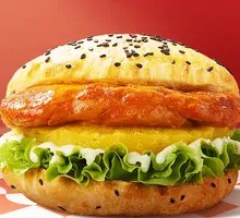 Grilled Pineapple Chinese Burger