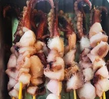 Grilled Squid Skewers