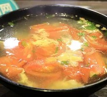 Tomato Egg Drop Soup