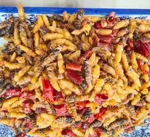 Fried Bee Larvae