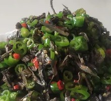 Green Pepper with Dry Ba Mushroom
