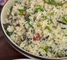 Dried Mushroom Fried Rice