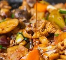 Stewed Chicken with Brown Sauce