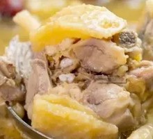 Chicken Soup with Earthy Flavor