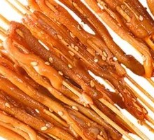 Duck Intestine Skewers