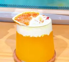 Orange Scent Milk Foam Black Tea