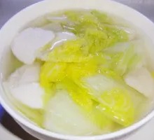 Chinese Cabbage and Taro Soup