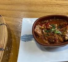 Garlic Oil and Sichuan Chili Pig Brain