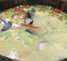 Wooden Bucket Fish Secret Pot