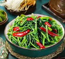 Stir-Fried Water Spinach