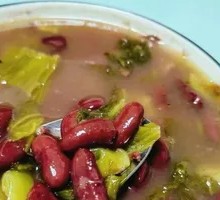 Sour Cabbage and Red Bean Soup