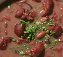 Dried Pickled Vegetable and Red Bean Soup