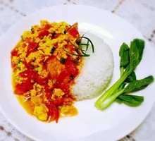 Tomato and Egg Rice