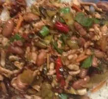 Red Bean Pickled Vegetable Pork Rice Bowl