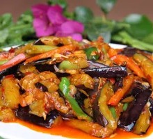 Sauce-Braised Eggplant Rice Bowl