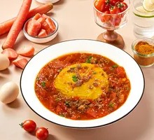 Tomato Beef Minced Egg Fried Rice