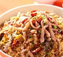Sour Cabbage Beef Fried Rice