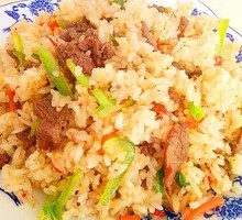 Spicy Beef Fried Rice with Chili