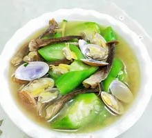 Loofah and Clam Soup