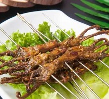 Charcoal-Grilled Duck Tongue
