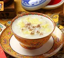 Chinese Cabbage and Pork Porridge