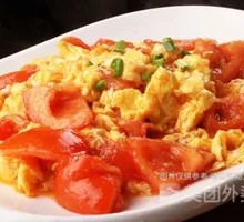 Tomato and Egg Rice Bowl
