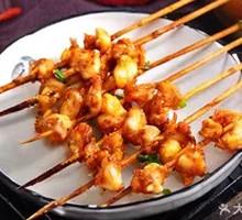 Charcoal-Grilled Chicken Gizzards