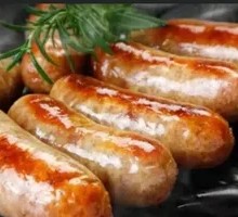 Charcoal-Grilled Pork Sausage