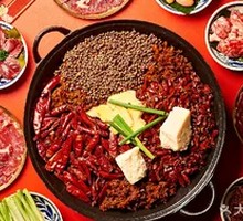 牛油红汤锅