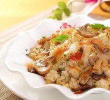 Sour Spicy Mushroom Rice