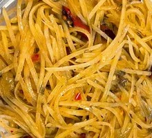Potato Shreds Rice Bowl