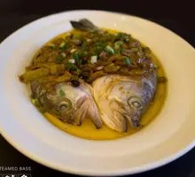 Sauce Pepper Steamed Sea Bass
