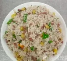 Green Pepper and Minced Pork Fried Rice