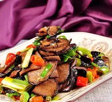 Stir-fried Pig Blood